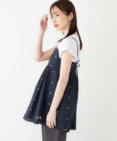 SHIPS / シップス キャミソール・チューブトップ | SHIPS Colors:〈手洗い可能〉コットンオーガンジー ドット エンブロイダリー キャミソール