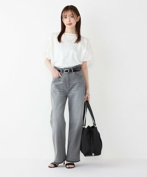 SHIPS / シップス カットソー | SHIPS Colors:〈手洗い可能〉シルケット 天竺 2WAY トップス◇ | 詳細7