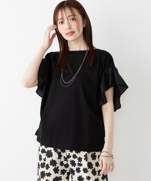 SHIPS / シップス カットソー | SHIPS Colors:〈手洗い可能〉シルケット 天竺 2WAY トップス◇ | 詳細9