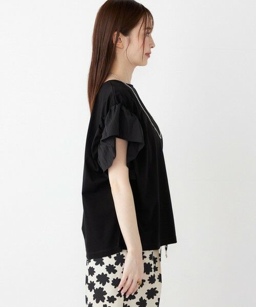 SHIPS / シップス カットソー | SHIPS Colors:〈手洗い可能〉シルケット 天竺 2WAY トップス◇ | 詳細15