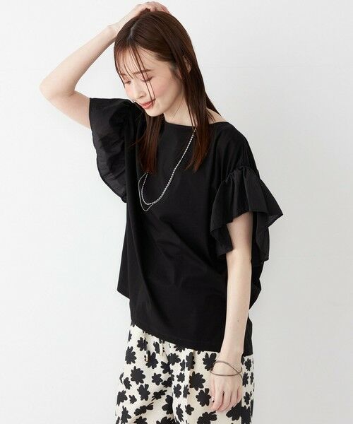 SHIPS / シップス カットソー | SHIPS Colors:〈手洗い可能〉シルケット 天竺 2WAY トップス◇ | 詳細18