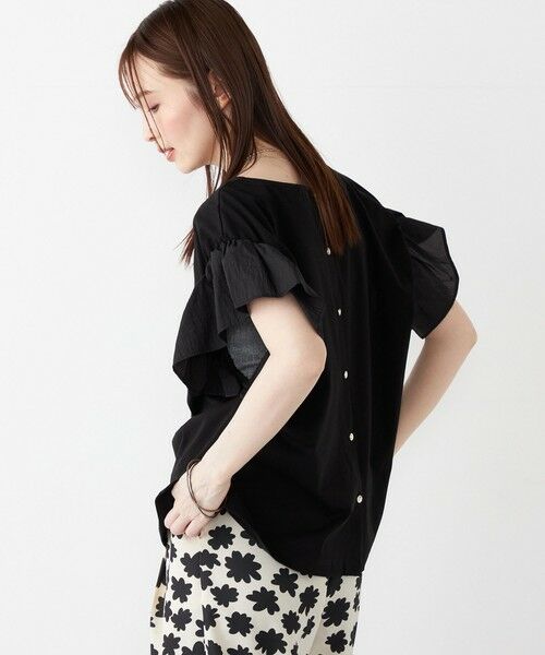 SHIPS / シップス カットソー | SHIPS Colors:〈手洗い可能〉シルケット 天竺 2WAY トップス◇ | 詳細19