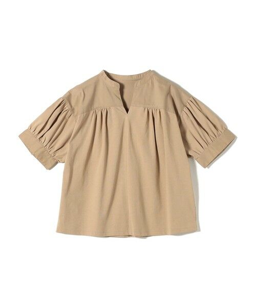 SHIPS / シップス カットソー | SHIPS Colors:〈手洗い可能〉ハイツイスト コンビ スキッパー プルオーバー | 詳細13