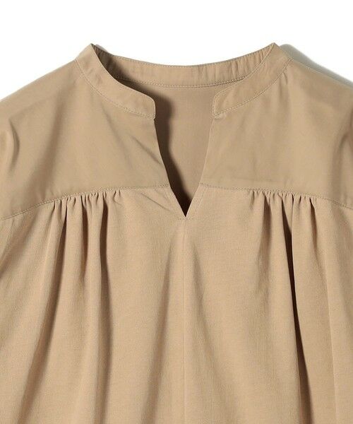 SHIPS / シップス カットソー | SHIPS Colors:〈手洗い可能〉ハイツイスト コンビ スキッパー プルオーバー | 詳細15