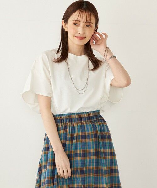 SHIPS / シップス カットソー | SHIPS Colors:〈手洗い可能〉ハイツイスト ケープ プルオーバー | 詳細7