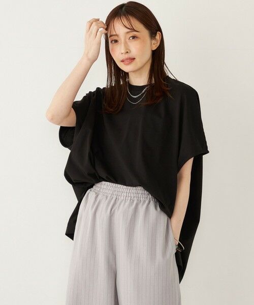 SHIPS / シップス カットソー | SHIPS Colors:〈手洗い可能〉ハイツイスト ケープ プルオーバー | 詳細25