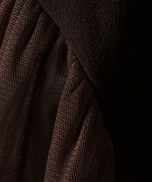 SHIPS / シップス カットソー | SHIPS Colors:〈手洗い可能〉ジョーゼット チュールスリーブ トップス | 詳細25