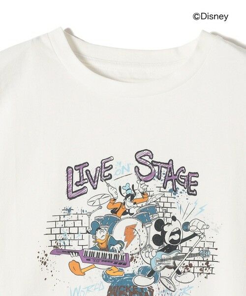 SHIPS / シップス Tシャツ | SHIPS Colors:ミッキーマウス バンド プリント Tシャツ | 詳細2