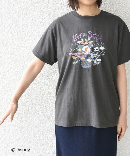 SHIPS / シップス Tシャツ | SHIPS Colors:ミッキーマウス バンド プリント Tシャツ◇ | 詳細11