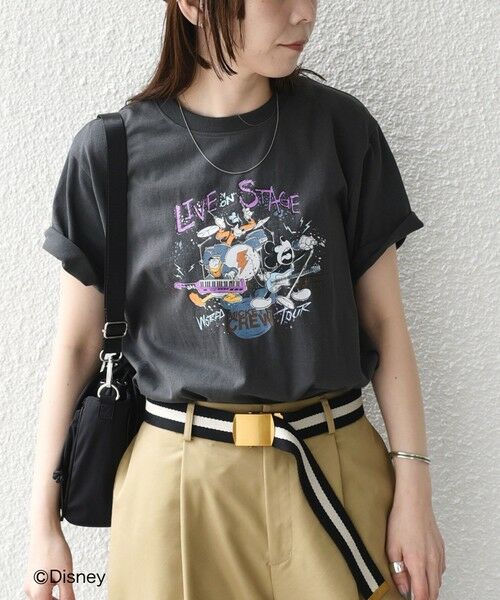 SHIPS / シップス Tシャツ | SHIPS Colors:ミッキーマウス バンド プリント Tシャツ◇ | 詳細14