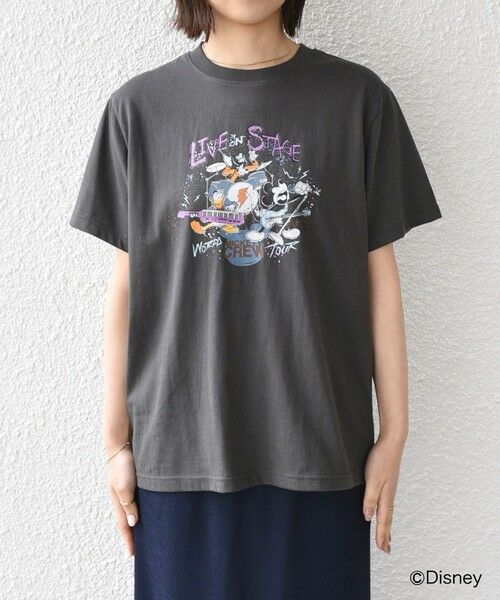 SHIPS / シップス Tシャツ | SHIPS Colors:ミッキーマウス バンド プリント Tシャツ◇ | 詳細8