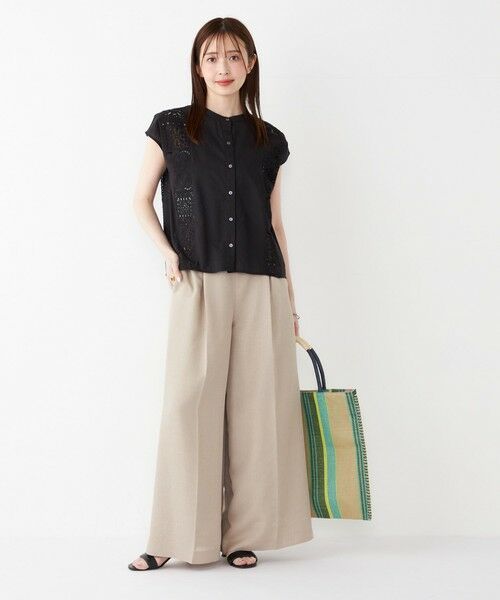 SHIPS / シップス その他パンツ | SHIPS Colors:〈手洗い可能〉バスケット クロップド ワイド パンツ | 詳細11