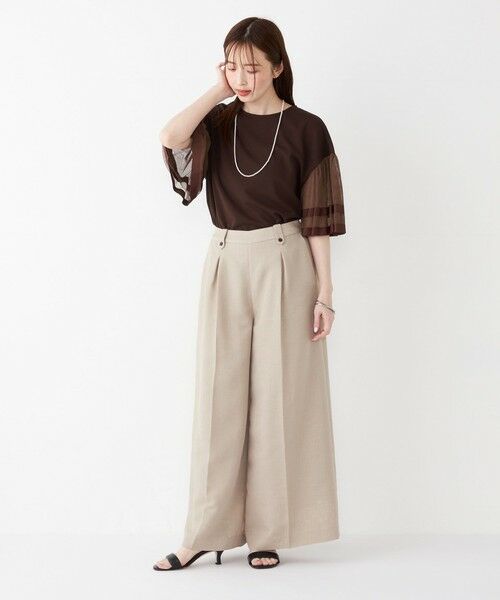 SHIPS / シップス その他パンツ | SHIPS Colors:〈手洗い可能〉バスケット クロップド ワイド パンツ | 詳細20