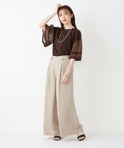 SHIPS / シップス その他パンツ | SHIPS Colors:〈手洗い可能〉バスケット クロップド ワイド パンツ | 詳細21