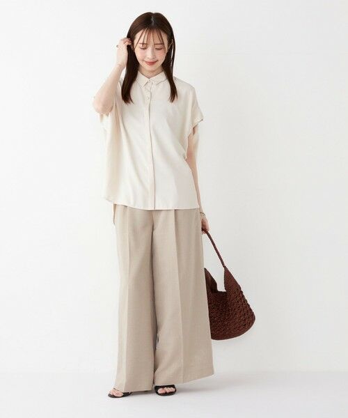 SHIPS / シップス その他パンツ | SHIPS Colors:〈手洗い可能〉バスケット クロップド ワイド パンツ | 詳細23