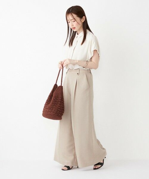 SHIPS / シップス その他パンツ | SHIPS Colors:〈手洗い可能〉バスケット クロップド ワイド パンツ | 詳細25