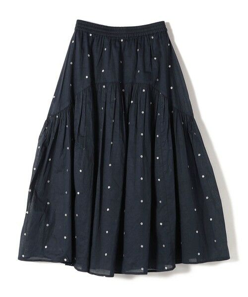 SHIPS / シップス ロング・マキシ丈スカート | SHIPS Colors:〈手洗い可能〉コットンオーガンジー ドット エンブロイダリー スカート | 詳細11