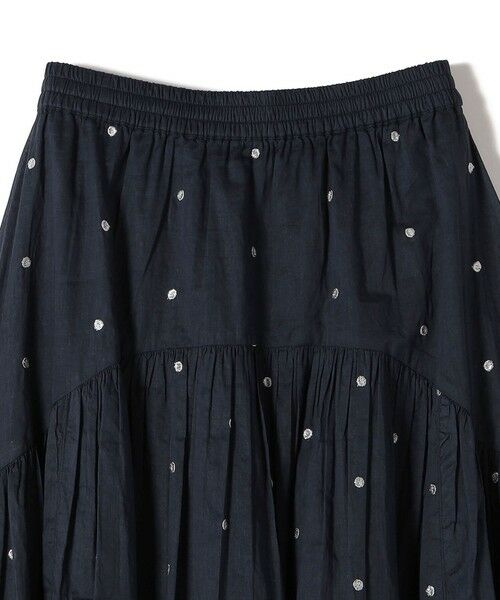 SHIPS / シップス ロング・マキシ丈スカート | SHIPS Colors:〈手洗い可能〉コットンオーガンジー ドット エンブロイダリー スカート | 詳細15