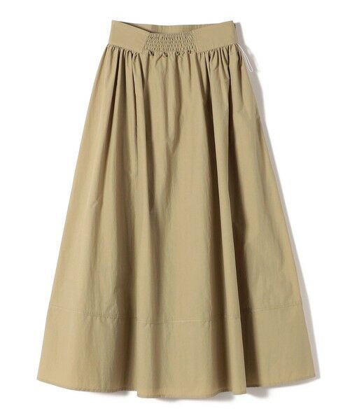 SHIPS / シップス ロング・マキシ丈スカート | SHIPS Colors:〈洗濯機可能〉ナイロン ワッシャー タック スカート 2 | 詳細3