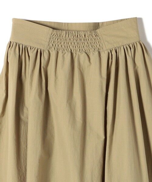 SHIPS / シップス ロング・マキシ丈スカート | SHIPS Colors:〈洗濯機可能〉ナイロン ワッシャー タック スカート 2 | 詳細5