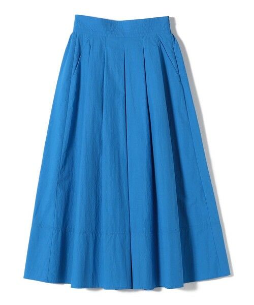 SHIPS / シップス ロング・マキシ丈スカート | SHIPS Colors:〈洗濯機可能〉ナイロン ワッシャー タック スカート 2 | 詳細9