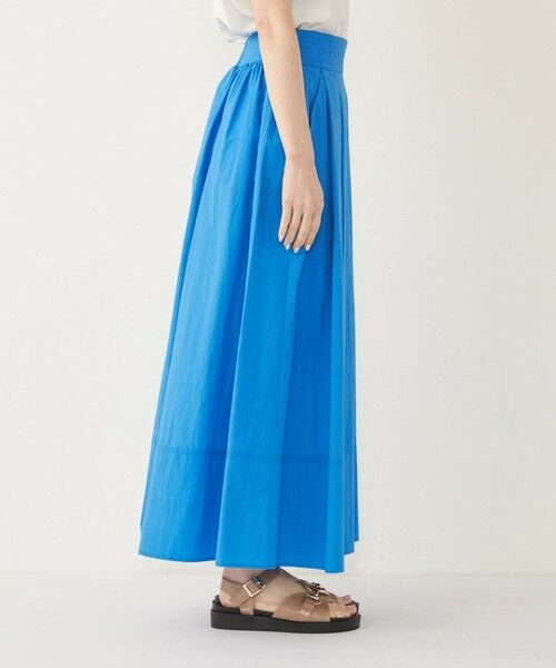 SHIPS / シップス ロング・マキシ丈スカート | SHIPS Colors:〈洗濯機可能〉ナイロン ワッシャー タック スカート 2 | 詳細14