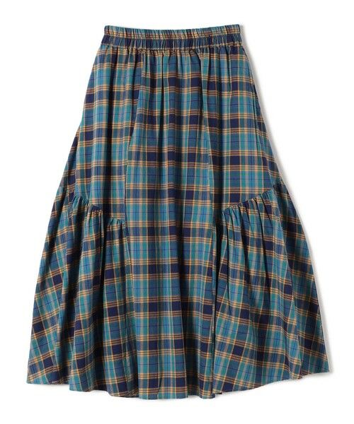 SHIPS / シップス ロング・マキシ丈スカート | SHIPS Colors:〈手洗い可能〉マドラスチェック ギャザー スカート◇ | 詳細3