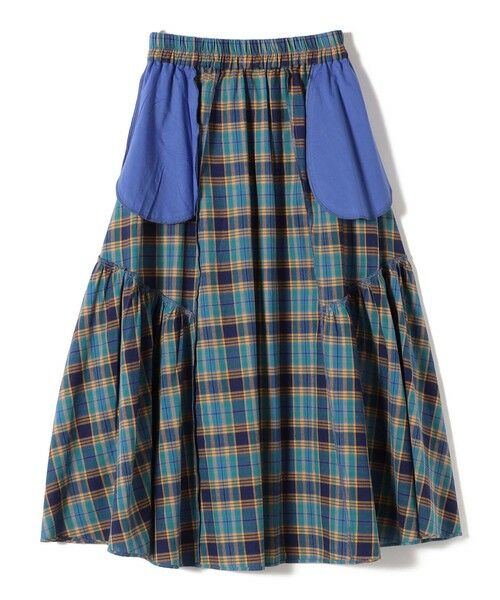 SHIPS / シップス ロング・マキシ丈スカート | SHIPS Colors:〈手洗い可能〉マドラスチェック ギャザー スカート◇ | 詳細5