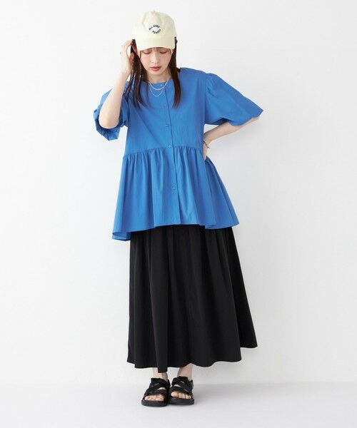 SHIPS / シップス ロング・マキシ丈スカート | SHIPS Colors:〈接触冷感・UVカット・撥水〉マルチファンクション フレアスカート◇ | 詳細4