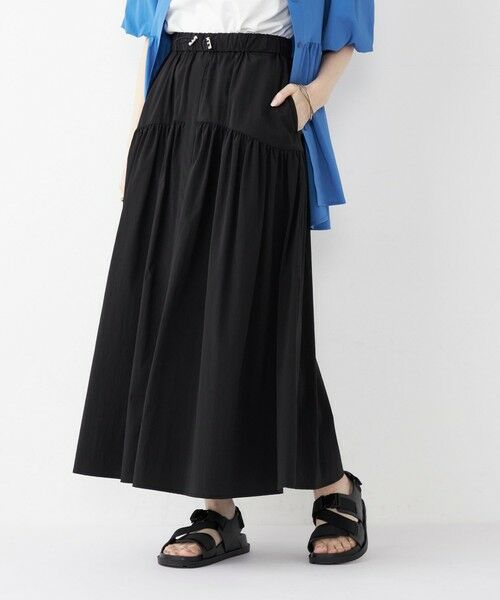 SHIPS / シップス ロング・マキシ丈スカート | SHIPS Colors:〈接触冷感・UVカット・撥水〉マルチファンクション フレアスカート◇ | 詳細12
