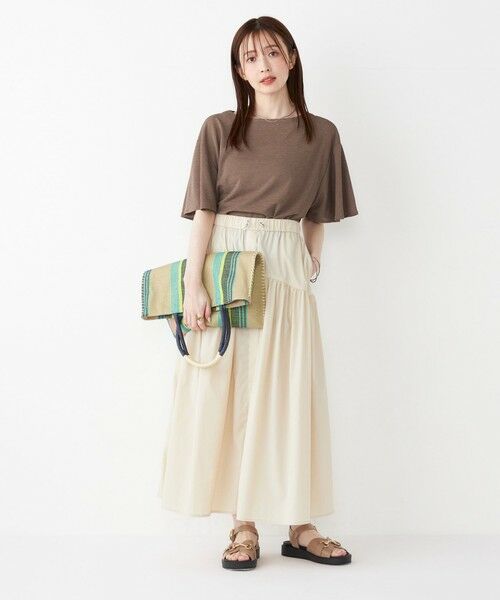 SHIPS / シップス ロング・マキシ丈スカート | SHIPS Colors:〈接触冷感・UVカット・撥水〉マルチファンクション フレアスカート◇ | 詳細18