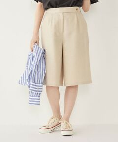 SHIPS / シップス ショート・ハーフ・半端丈パンツ | SHIPS Colors:〈手洗い可能〉リネンミックス ラメ ショーツ