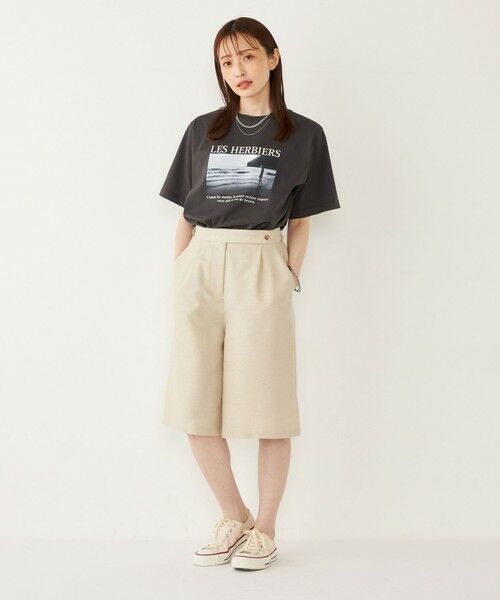 SHIPS / シップス ショート・ハーフ・半端丈パンツ | SHIPS Colors:〈手洗い可能〉リネンミックス ラメ ショーツ | 詳細12