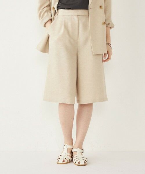 SHIPS / シップス ショート・ハーフ・半端丈パンツ | SHIPS Colors:〈手洗い可能〉リネンミックス ラメ ショーツ | 詳細15