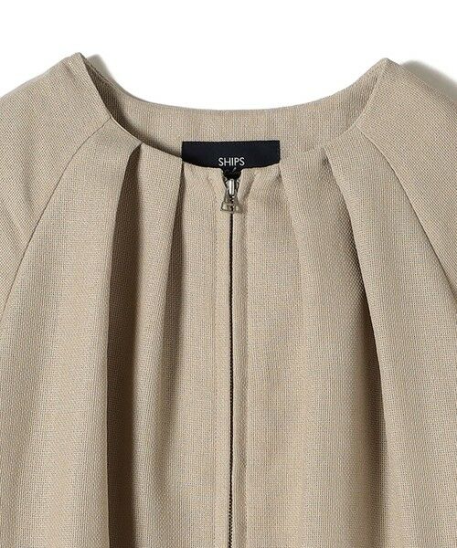 SHIPS / シップス ブルゾン | SHIPS Colors:〈手洗い可能〉バスケット ギャザー ブルゾン | 詳細4