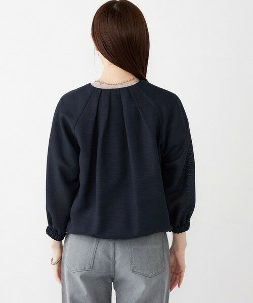 SHIPS / シップス ブルゾン | SHIPS Colors:〈手洗い可能〉バスケット ギャザー ブルゾン | 詳細13