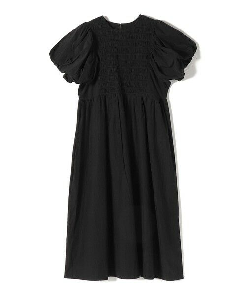 SHIPS / シップス ロング・マキシ丈ワンピース | SHIPS Colors:〈手洗い可能〉キュプラコットン シャーリング ワンピース | 詳細1