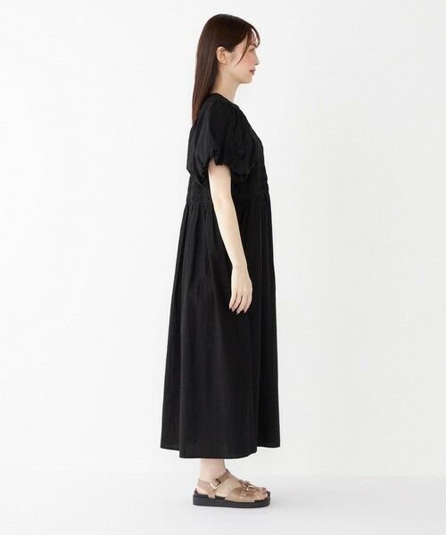 SHIPS / シップス ロング・マキシ丈ワンピース | SHIPS Colors:〈手洗い可能〉キュプラコットン シャーリング ワンピース | 詳細6