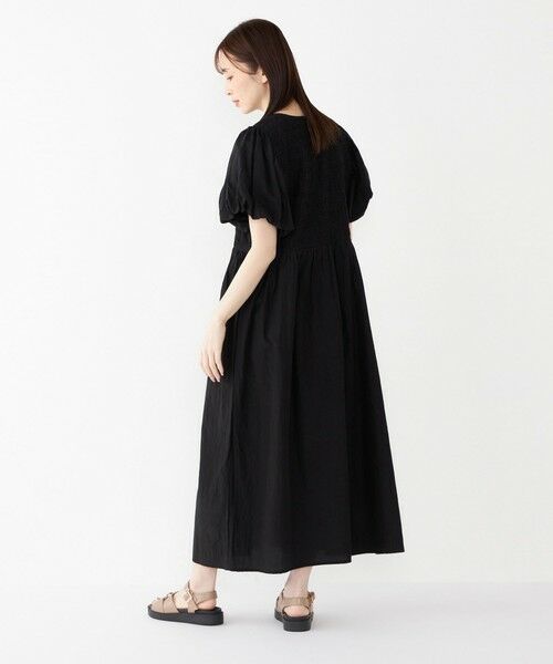 SHIPS / シップス ロング・マキシ丈ワンピース | SHIPS Colors:〈手洗い可能〉キュプラコットン シャーリング ワンピース | 詳細9