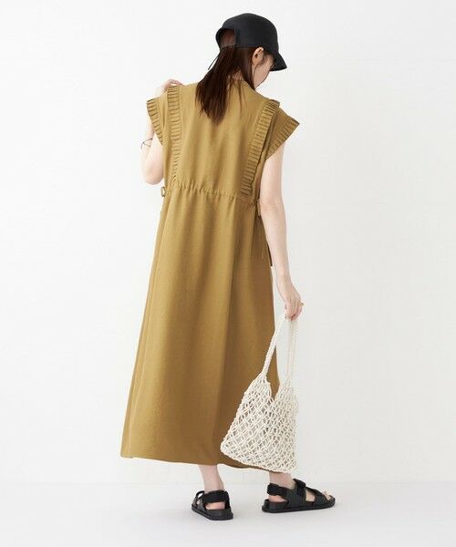 SHIPS / シップス ロング・マキシ丈ワンピース | SHIPS Colors:〈手洗い可能〉プリーツ デザイン シャツ ワンピース◇ | 詳細15