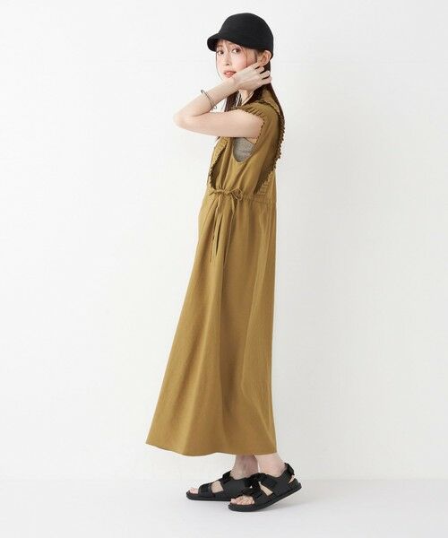 SHIPS / シップス ロング・マキシ丈ワンピース | SHIPS Colors:〈手洗い可能〉プリーツ デザイン シャツ ワンピース◇ | 詳細16