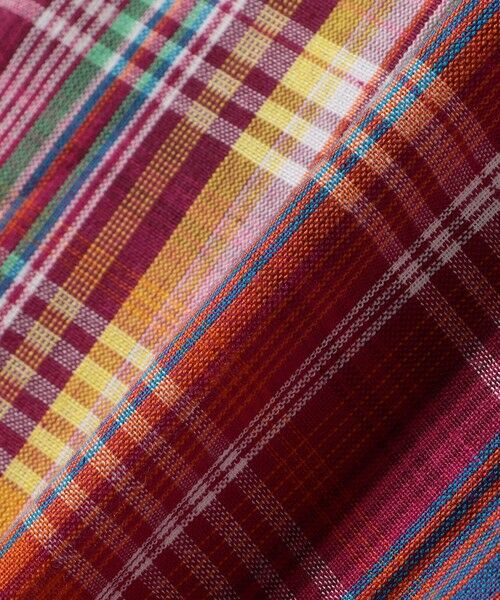 SHIPS / シップス ロング・マキシ丈ワンピース | SHIPS Colors:〈手洗い可能〉マドラスチェック ウエスト タブ ワンピース◇ | 詳細2