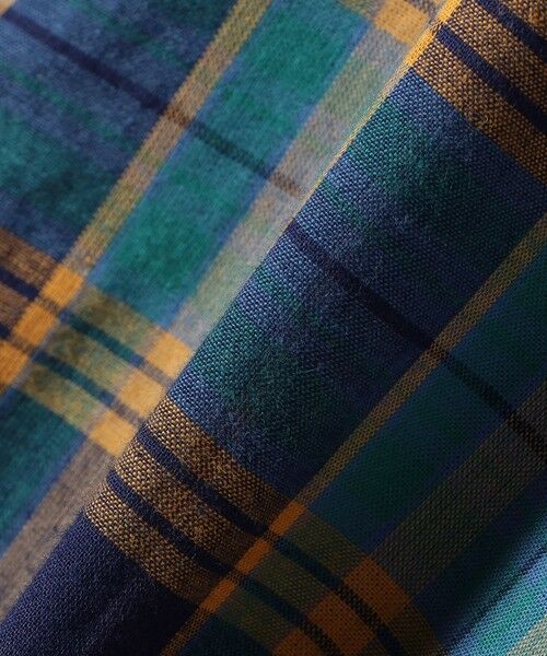 SHIPS / シップス ロング・マキシ丈ワンピース | SHIPS Colors:〈手洗い可能〉マドラスチェック ウエスト タブ ワンピース◇ | 詳細12