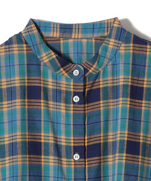 SHIPS / シップス ロング・マキシ丈ワンピース | SHIPS Colors:〈手洗い可能〉マドラスチェック ウエスト タブ ワンピース◇ | 詳細7