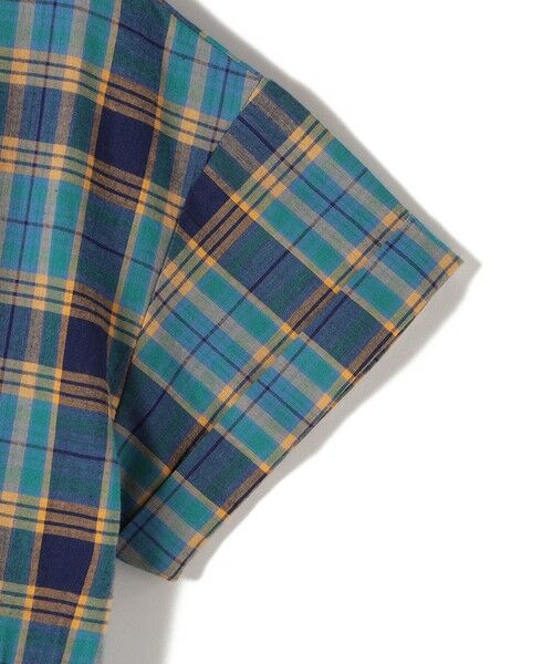 SHIPS / シップス ロング・マキシ丈ワンピース | SHIPS Colors:〈手洗い可能〉マドラスチェック ウエスト タブ ワンピース◇ | 詳細8