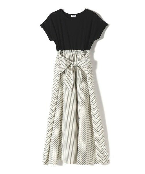 SHIPS / シップス ロング・マキシ丈ワンピース | SHIPS Colors:〈手洗い可能〉リンク ストライプ ドッキング ワンピース | 詳細1