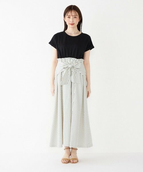 SHIPS / シップス ロング・マキシ丈ワンピース | SHIPS Colors:〈手洗い可能〉リンク ストライプ ドッキング ワンピース | 詳細3