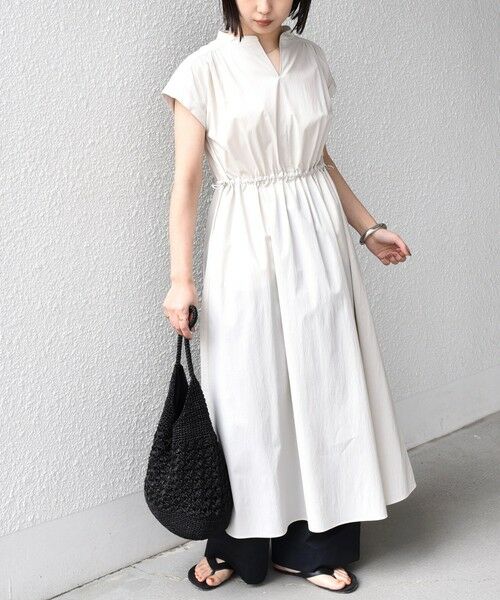 SHIPS / シップス ロング・マキシ丈ワンピース | 《一部追加・新色予約》SHIPS Colors:〈接触冷感・撥水〉マルチファンクション ワンピース◆ | 詳細3