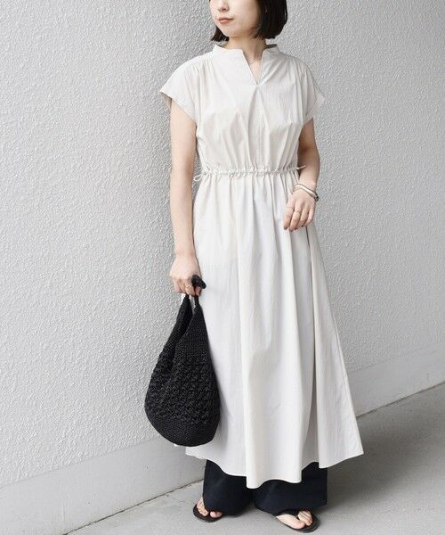 SHIPS / シップス ロング・マキシ丈ワンピース | 《一部追加・新色予約》SHIPS Colors:〈接触冷感・撥水〉マルチファンクション ワンピース◆ | 詳細4