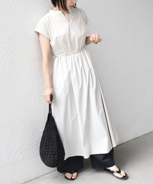 SHIPS / シップス ロング・マキシ丈ワンピース | 《一部追加・新色予約》SHIPS Colors:〈接触冷感・撥水〉マルチファンクション ワンピース◆ | 詳細5